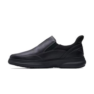 CLARKS MULLAN STEP CASUAL SHOE-BLACK